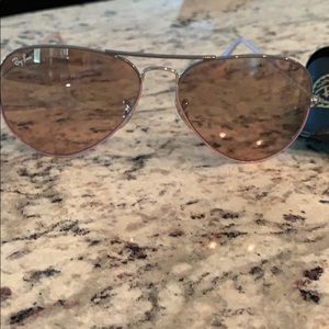 Pink Ray Ban sunglasses